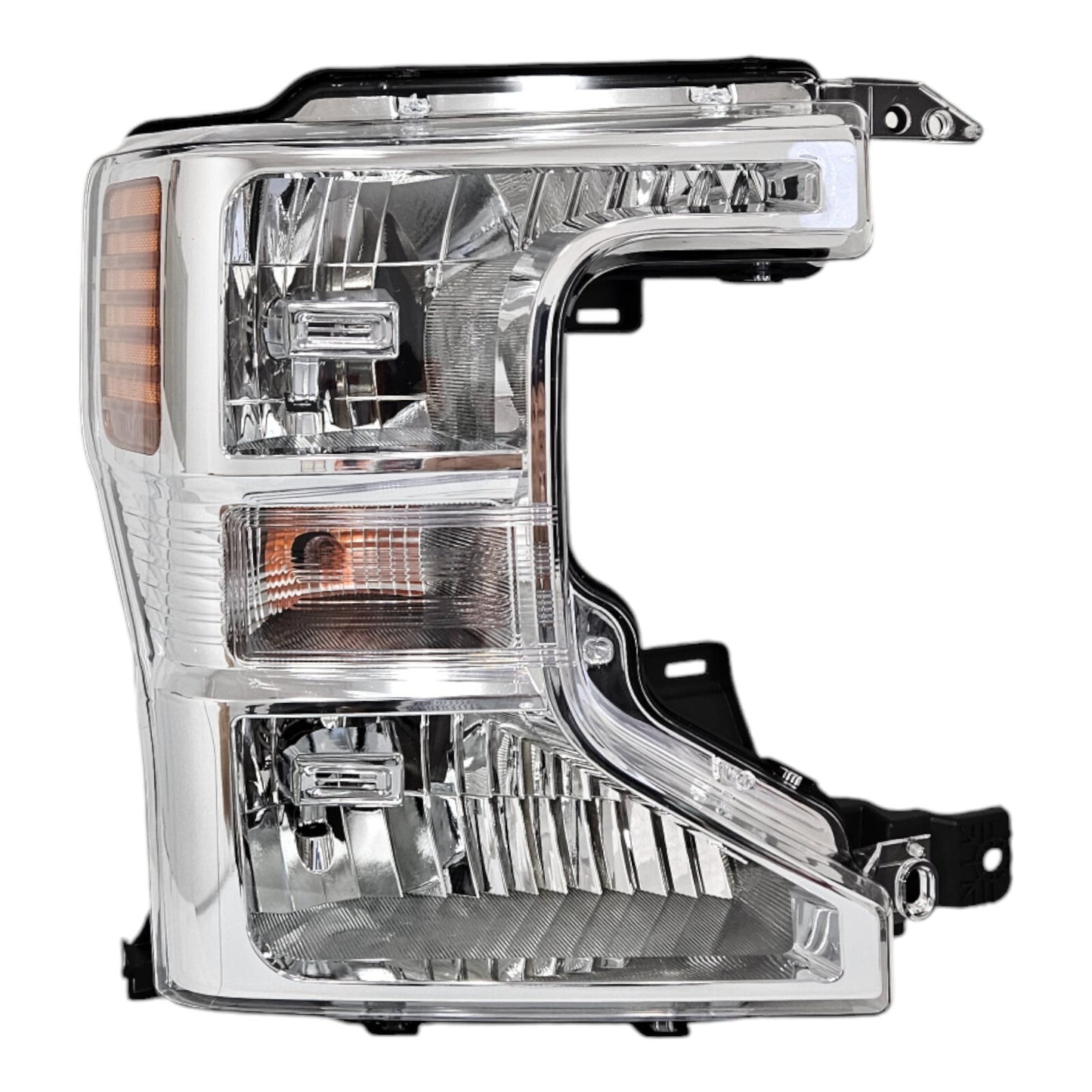 Passenger RH Halogen Headlight Chrome For 2020-2022 for Ford Super Duty F250/350/450