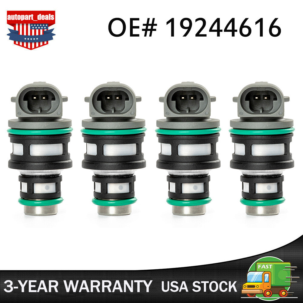 4 Sets Fuel Injectors 17113124 17113197 for Chevy for GMC Cavalier for Buick Pontica
