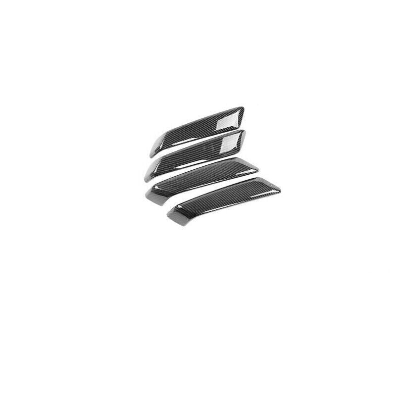 Fit for Audi Q5 2018-24 Carbon Fiber ABS Interior Door Armrest Panel Cover Trim