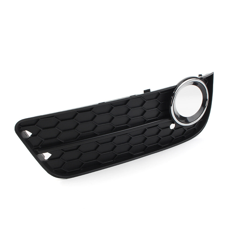 Front Bumper Fog Light Grille Cover With Chrome Ring Left for Audi A5 2008-2011