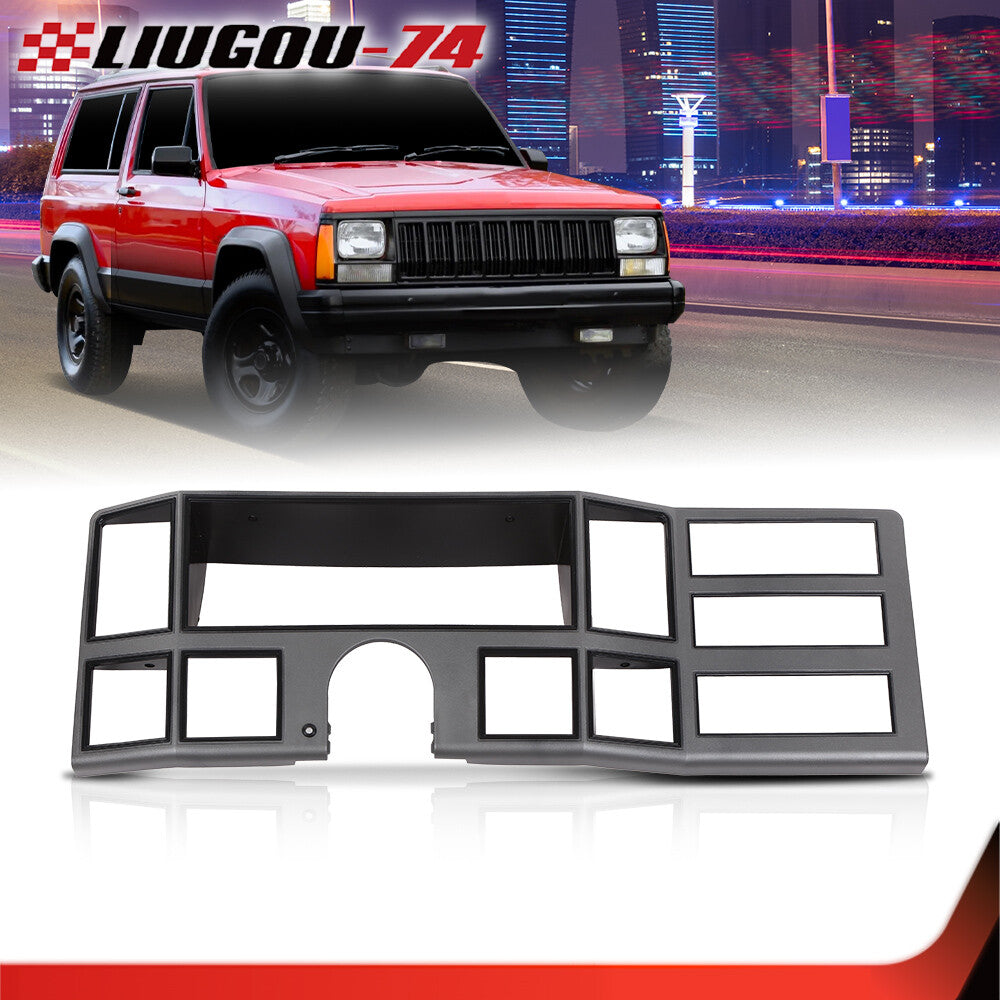 Dashboard insert trim turn signal radio fits 84-96 for Jeep Cherokee XJ