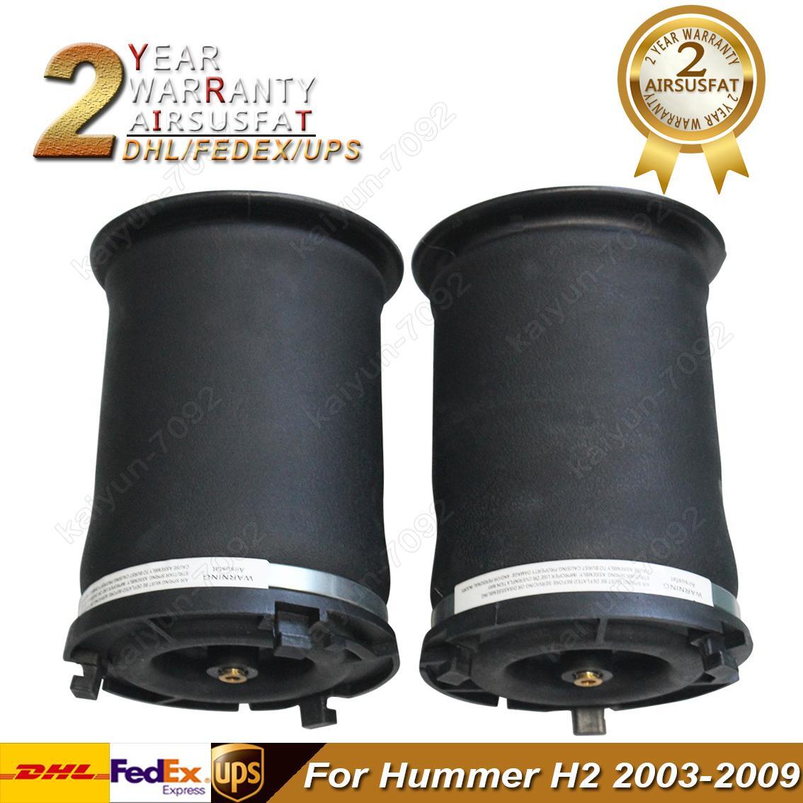 2x Rear R+L Air Suspension Spring Bags for Hummer H2 2003-2009 15938306 Premium