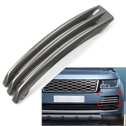 Grey Left Bumper Fog Light Grille Lamps Cover for Land Rover Ranger for Rover L405