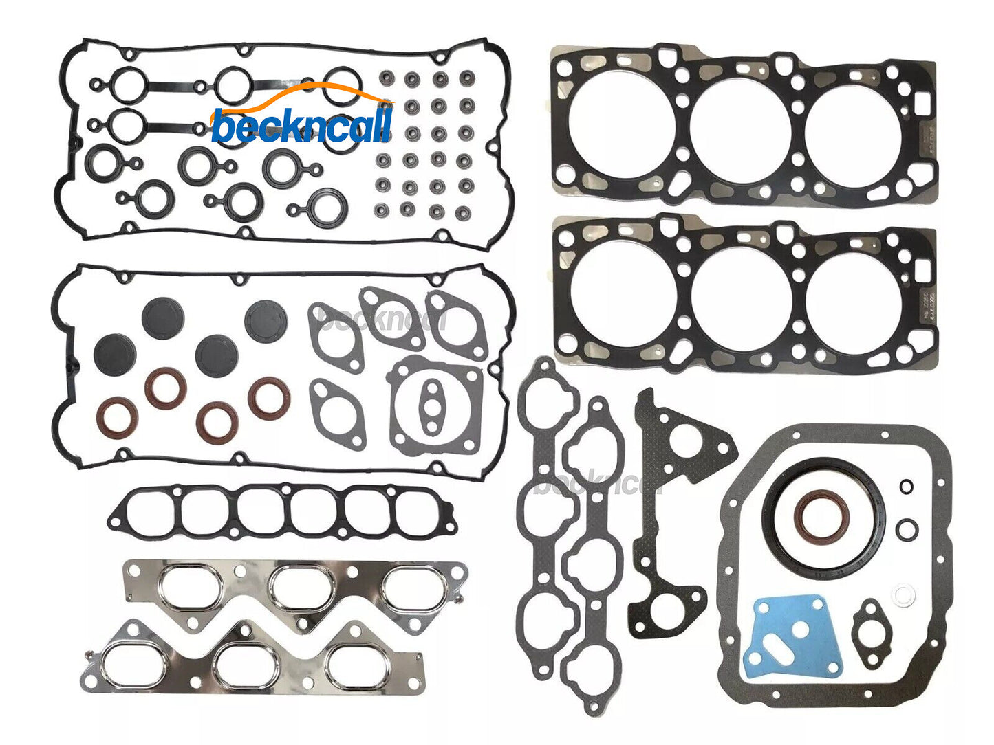 For 2002-2006 for Kia Sedona Sorento 3.5L DOHC Head Gasket Set Bolts + Bearings G6CU