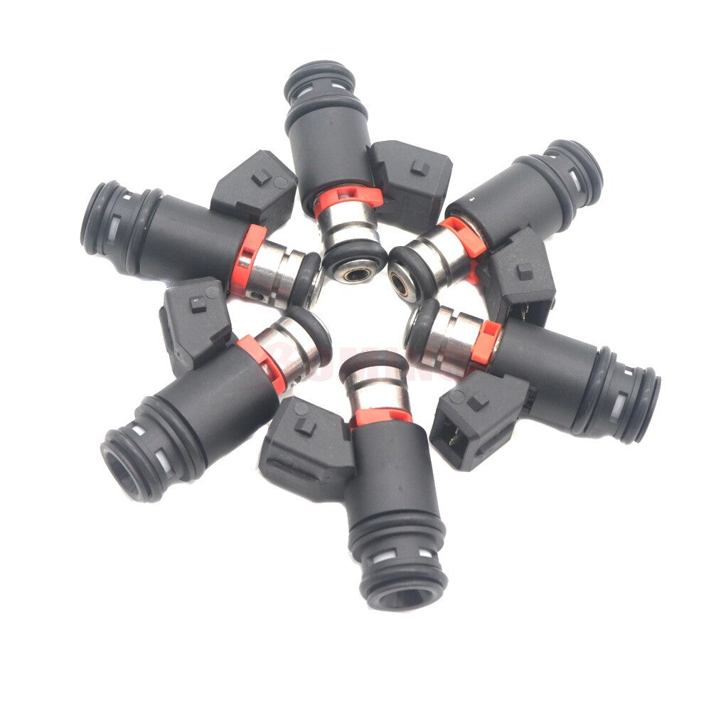 6PCS Fuel Injector For EUROVAN 1997-2003 for GOLF 1999-2002 for JETTA 1999-2002 V6-2.8L