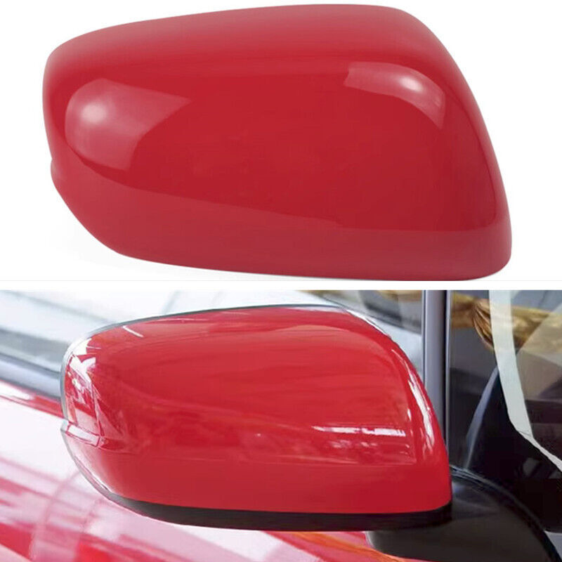 Red Rearview Mirror Cover Shell Housing Cap for Honda Fit/Jazz 09-13 Right Side