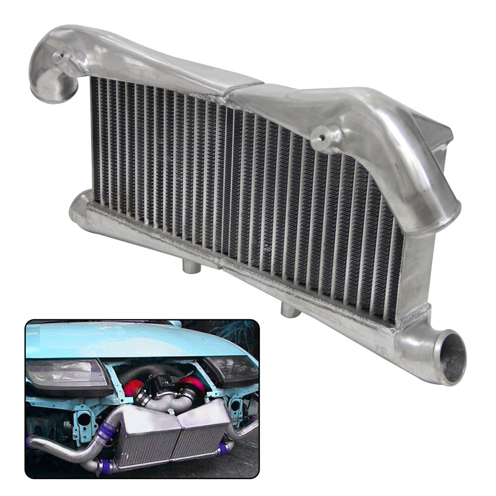 Front Mount Intercooler for Nissan 300ZX Twin Turbo Fairlady Z32 VG30DETT Silver