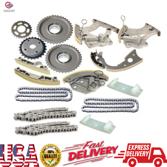 Timing Chain Kit w/ Gears for AUDI A6 A7 for A8 C7 Q5 Q7 S5 3.0T V6 for VW Touareg 12-16