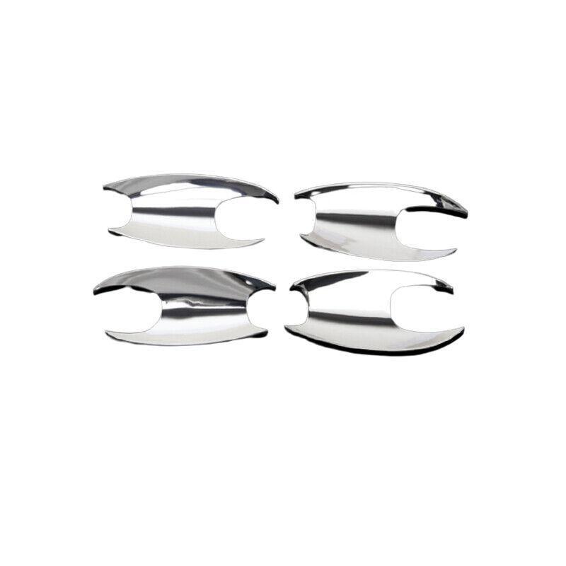 Fit for BMW X3 G01 X4 2018-2021 ABS Chrome Outside Door Bowl Cup Cover Trim 4PCS