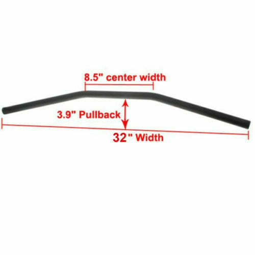 Custom 1-inch 25mm motorcycle handlebar flat tow bar for Harley-Davidson , for Honda , and for Yamaha .