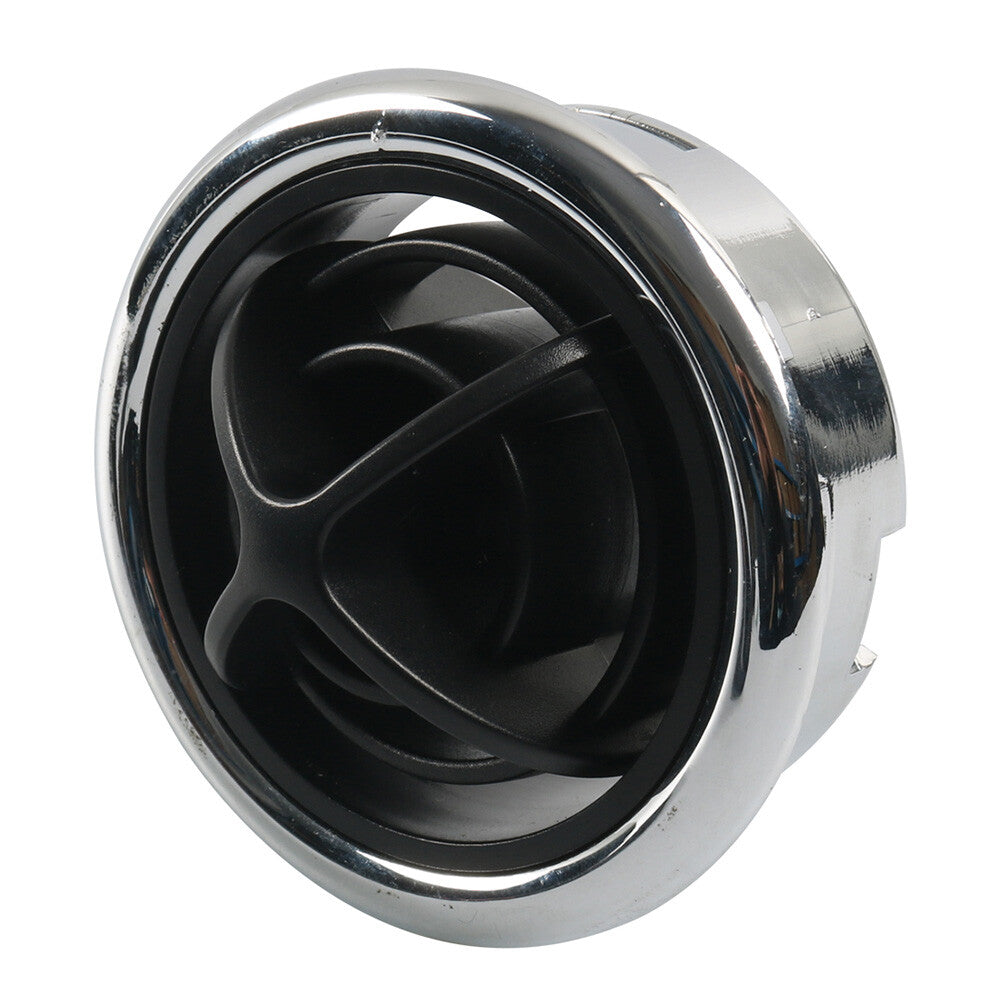 For Car Homes Engineering Vehicles Air Vent Round Air Conditioning Outlet Chrome