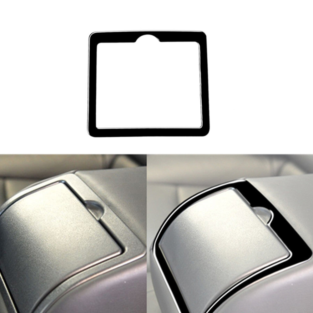 Piano Black Interior Rear Drain Cup Frame Cover Trim for Infiniti G37 2010-2013