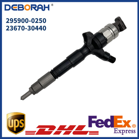 Common Rail Diesel Injector 23670-30440 295900-0250 for Toyota Hiace Dyna