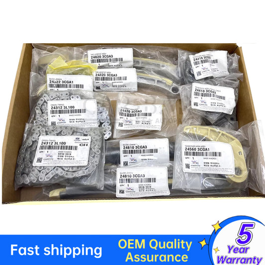 Equipment Manufacturer 12-Piece Timing Chain Kit for Hyundai for Kia Santa Fe Sorrento Azera for Genesis