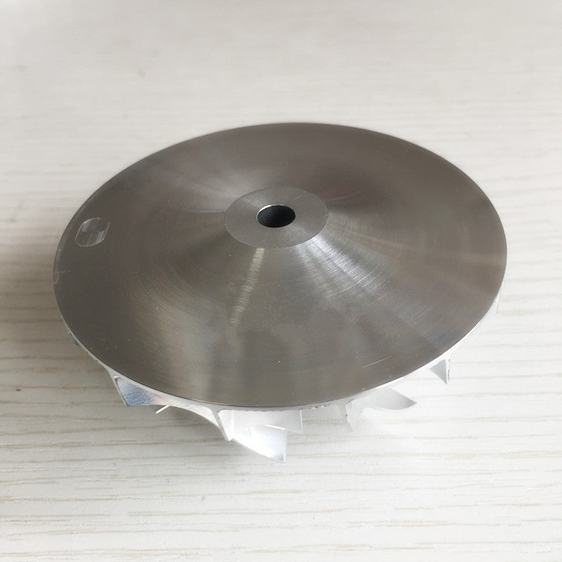 TD05H 7+7 Blade 59.05/76.13 mm Turbine Aluminum 2618/Burnt Compressor Wheel
