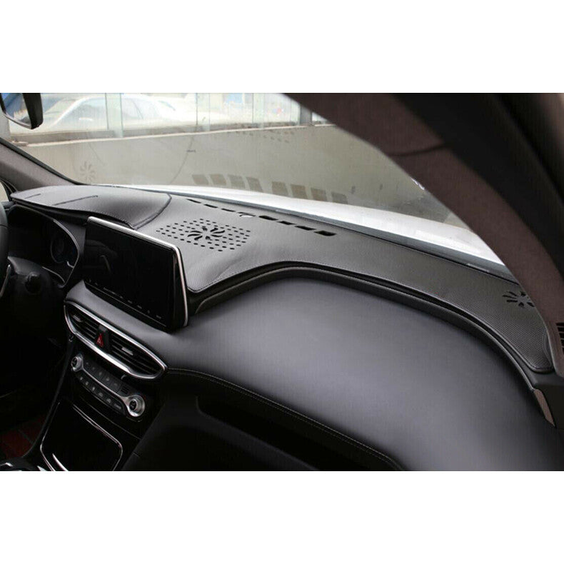 for Hyundai Santa Fe 2019-2022 Leather Dashboard Dash Cover Dashmat Mat Carpet