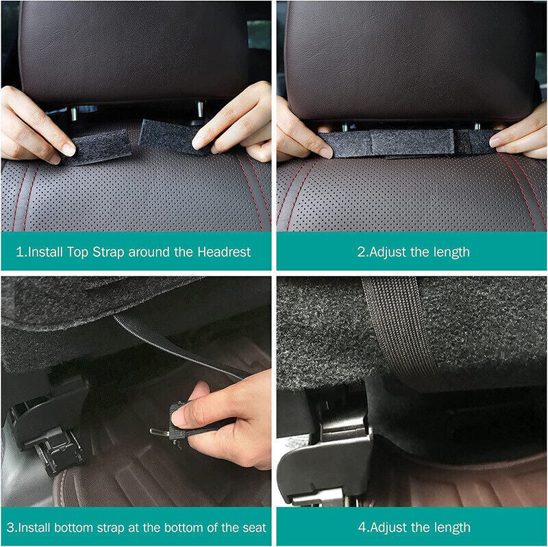 2-Pack Car for Seat Backrest Hanging Storage Bags Car Storage Bags Felt Storage Bags
