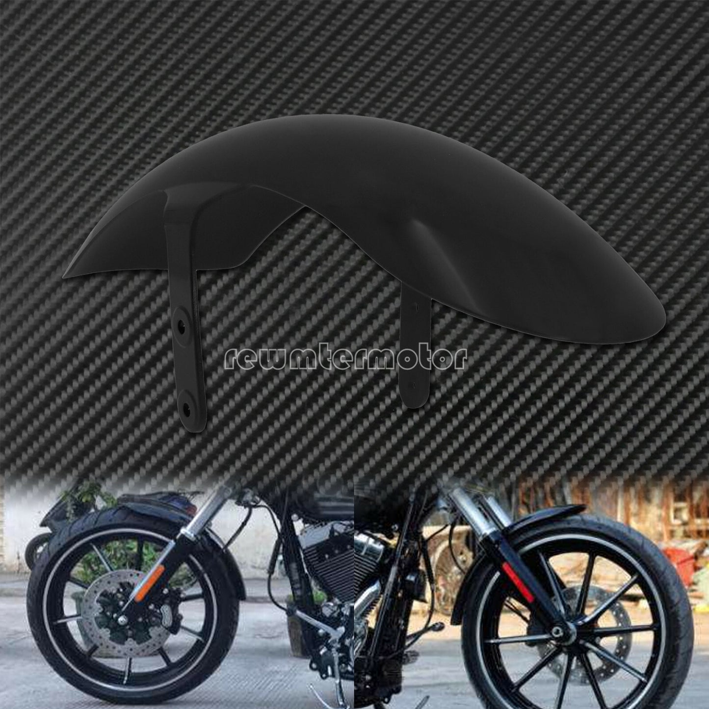 Motorcycle Black Front Wheel Fender Mudguard Fit for Harley Breakout 2013-2018