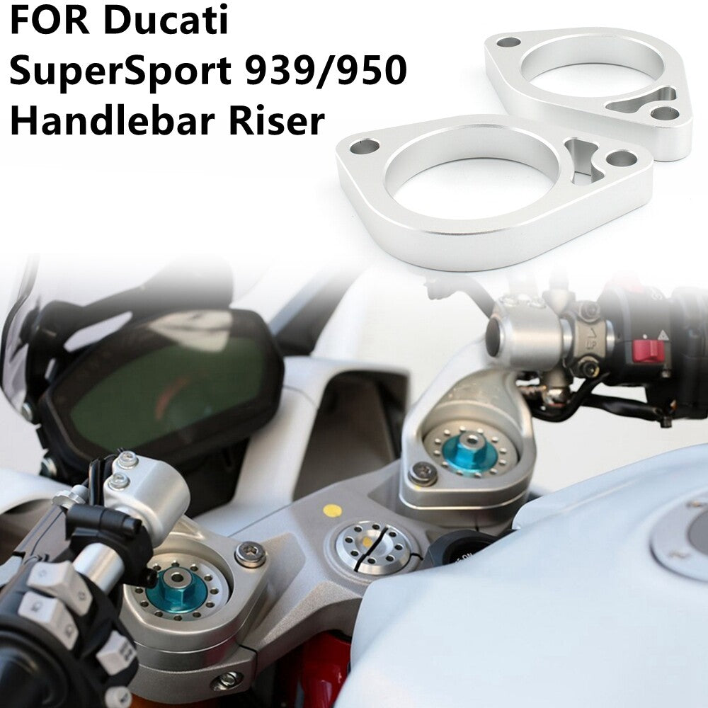 for Ducati Super Sport 939 950 17-23 Motorcycle Handlebar Risers Clamp Aluminum
