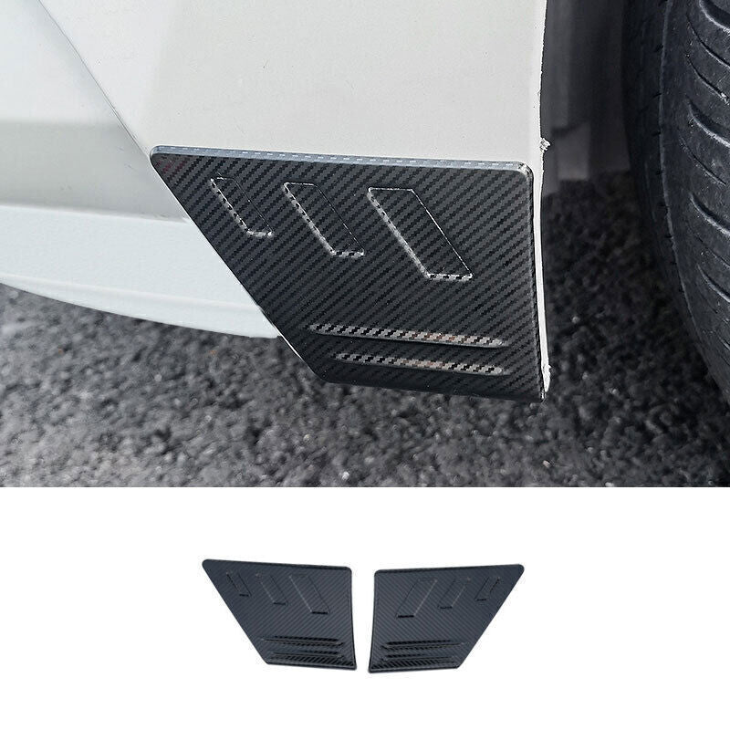 for Toyota for Corolla 20-2024 Carbon Fiber Front Bumper Side Anti-Scratch Cover 2P