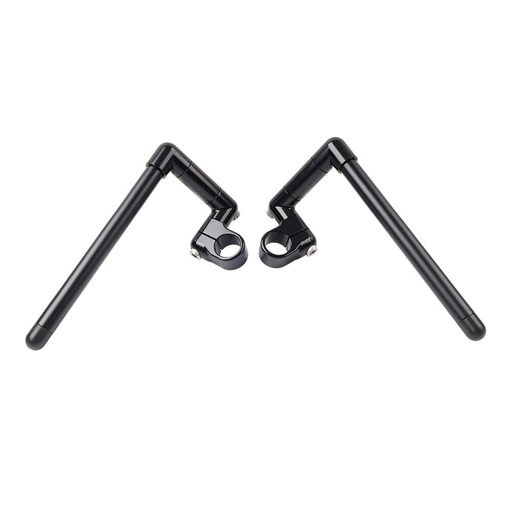 Motorcycle 33MM Cafe Racer Bars 7/8 Universal Clip-On Handlebar Fork Tube