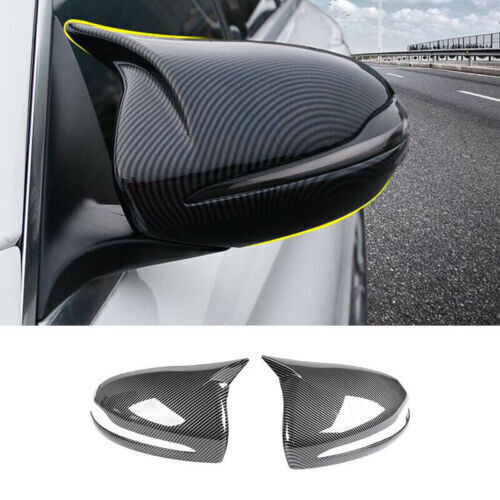 Cover Trim OX Horn Rear View Mirror for Benz GLC GLC43 63 2016-2022 Carbon Style