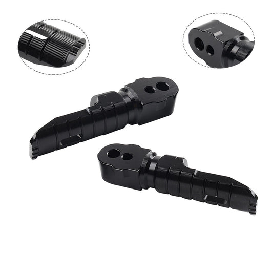 Black Rear Footrests Passenger Foot Peg For Peugeo Speedfight 4 50 125 150