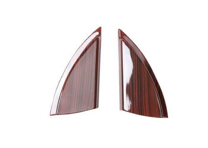 for Ford Explorer 2011 2012-2019 Wood Grain A-Pillar Front Triangle Cover Trim