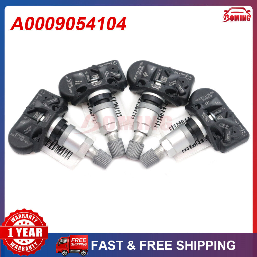 4X New TPMS A0009054104 Tire Pressure Sensor For 2020 for Mercedes-Benz CLA GLB GLS