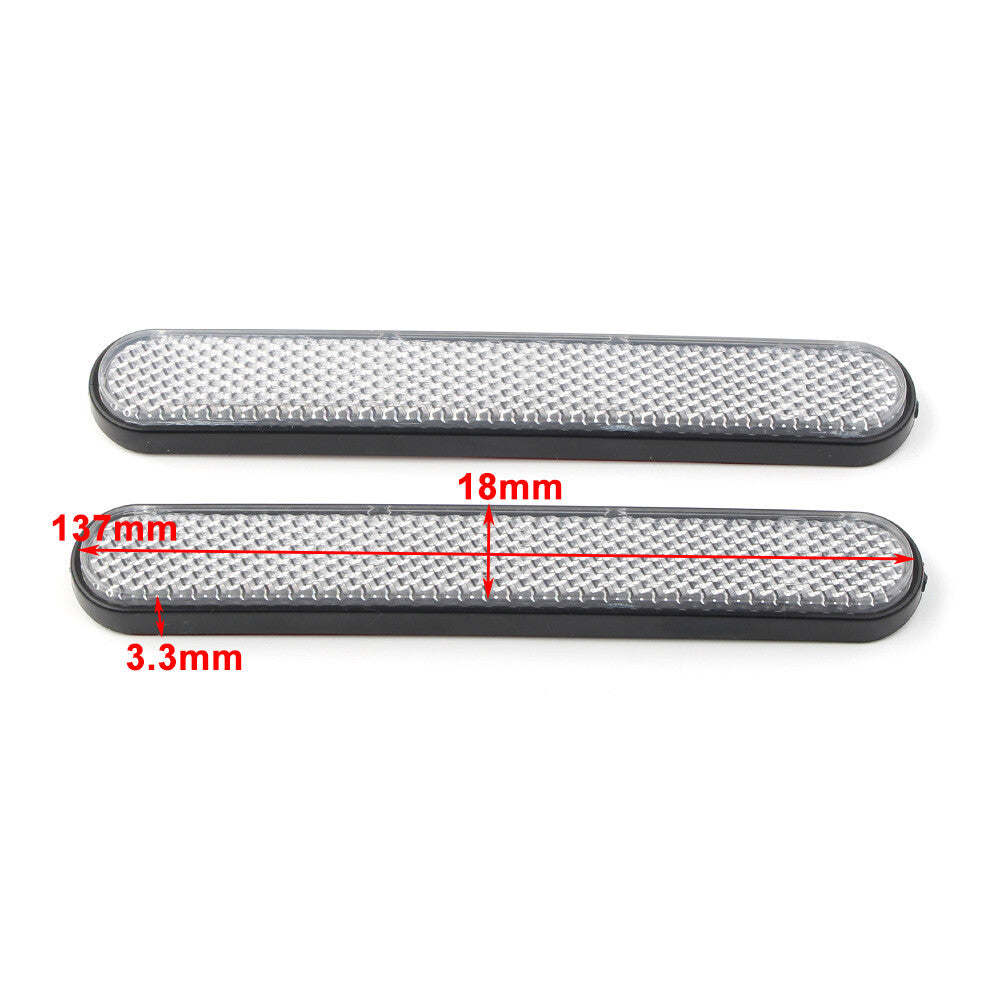 1 Pair Red Rear ABS Fork Leg Reflector for Harley Sportster 883 1200 X48 A1