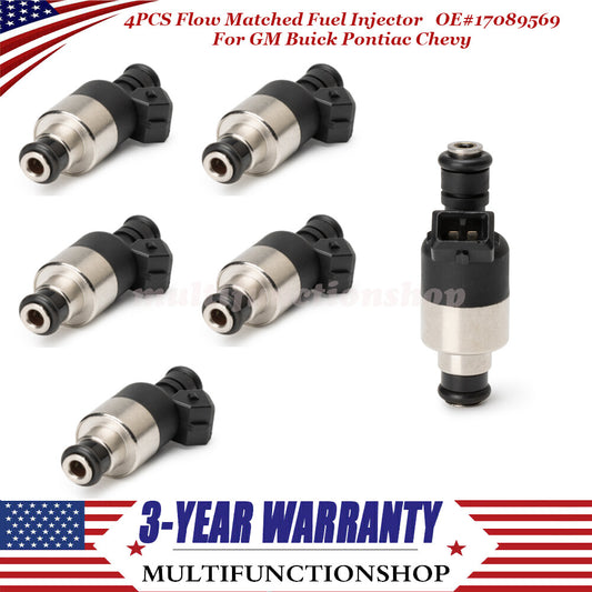 17089569 5235367 6PCS Fuel Injectors For GM for Buick for Pontiac for Chevy 2.8L 3.1L 3.3L