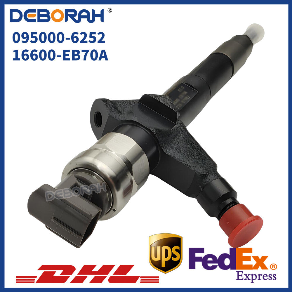 Diesel Fuel Injector 095000-6252 16600-EB70A for Nissan YD25DDTI Navara D22 D40