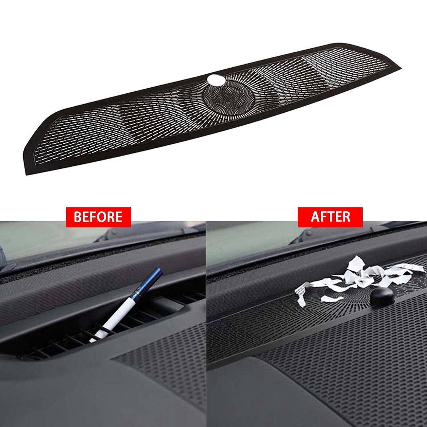 for Land Rover for Defender 2020-23 Black Console Dashboard AC Air Outlet Dust Cover