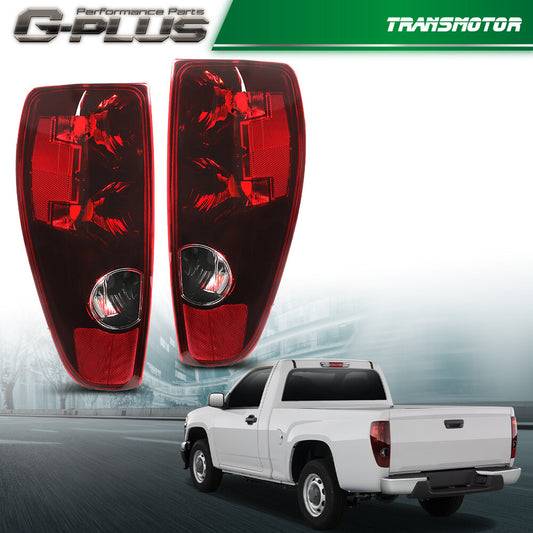 Suitable for 04-12 for Chevrolet Colorado/ for GMC for Canyon red transparent rear brake taillights.