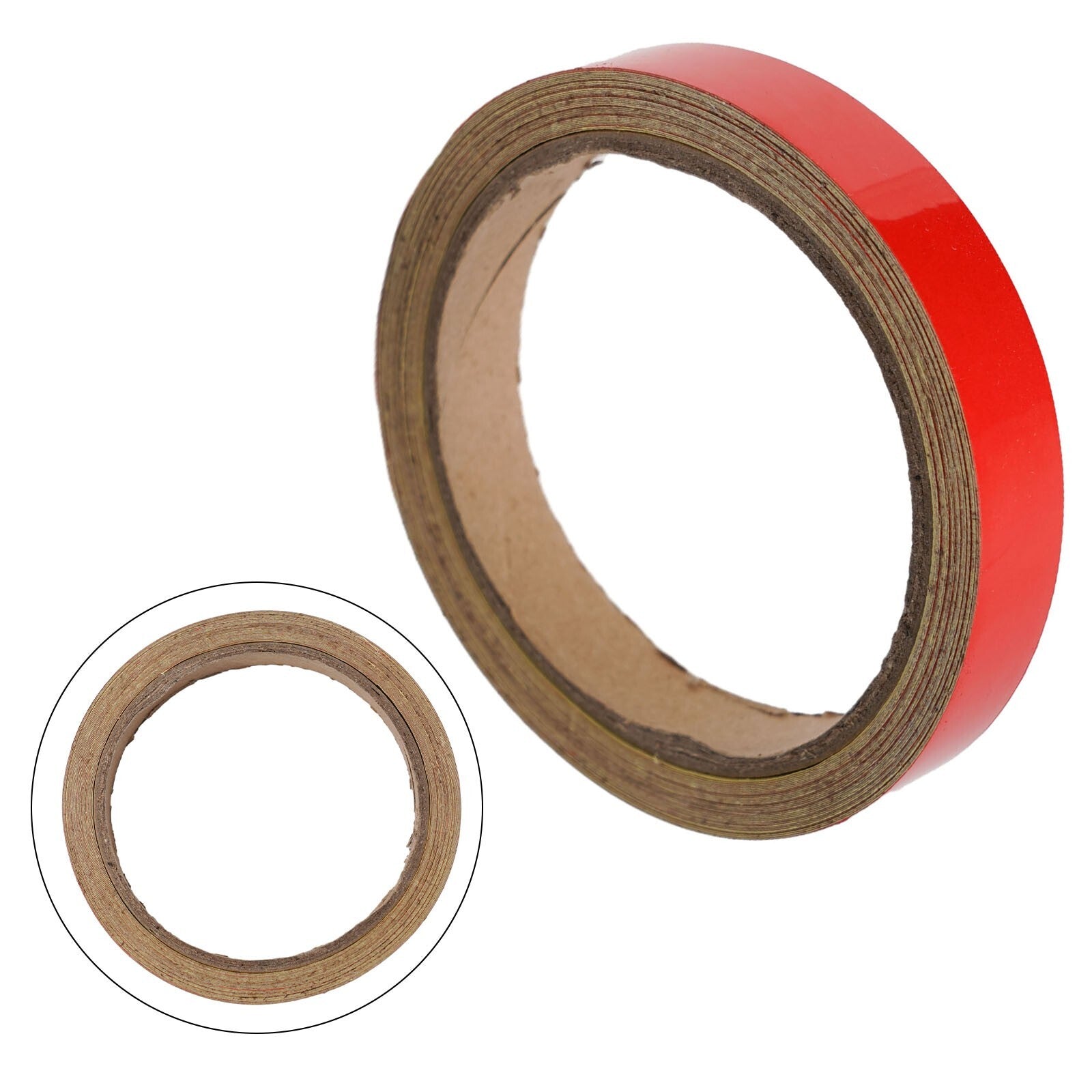 Red lined reflective vinyl packaging film car sticker decal 15mm x 10m
