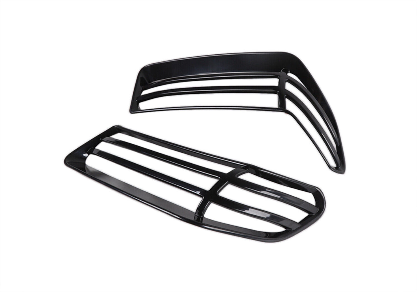 for Jeep for Wrangler JL JLU JT 2018-2024 Black Front Wheel Eyebrow Lamp Cover Trim