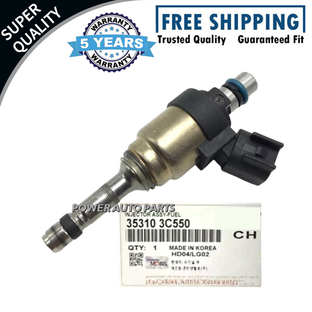 Equipment Manufacturer ( ) 1x GDI Fuel Injector for Kia for Hyundai for Genesis 3.3L 3.8L 35310-3C550