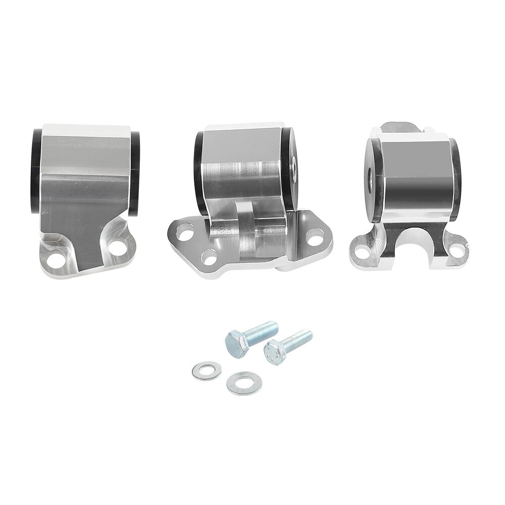 Billet Aluminum Engine Mount Kit 2 Bolt for EG EH/DC D15/D16 B16/B18 Swap Motor