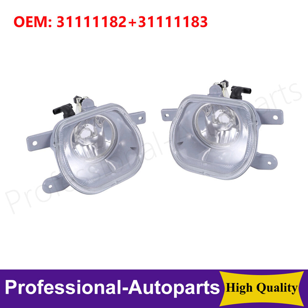 1Pair FrontLeft+RightLight Side Headlight Driving Lamp for VOLVO XC90 2002-2013