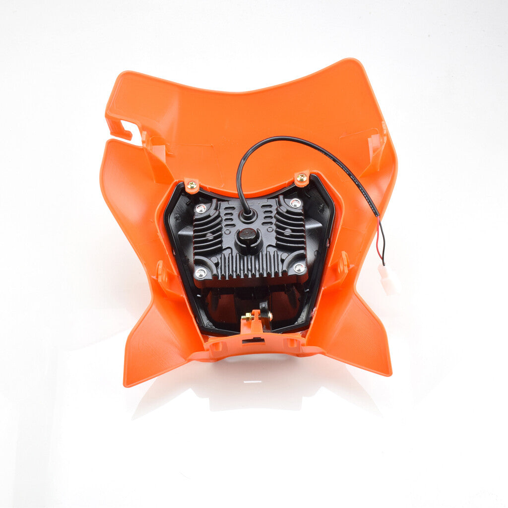 Motorcycle LED Headlight Headlamp Head Light Fairing For EXC SXF MX Dirt Bike