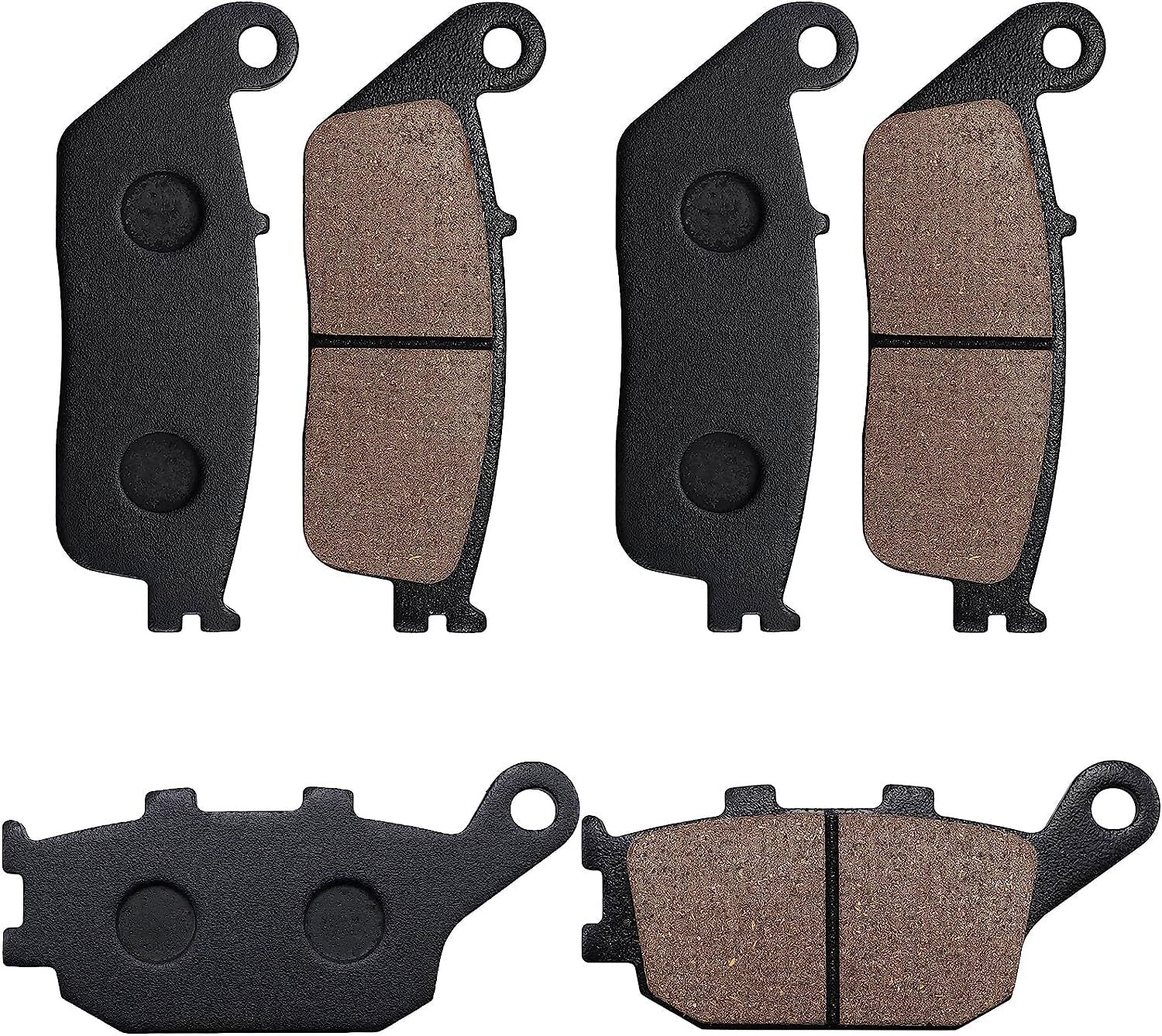 Front Rear Brake Pads for Kawasaki 650 Z650 ER 650 2017-2020 Z750 ZR750 07-2011