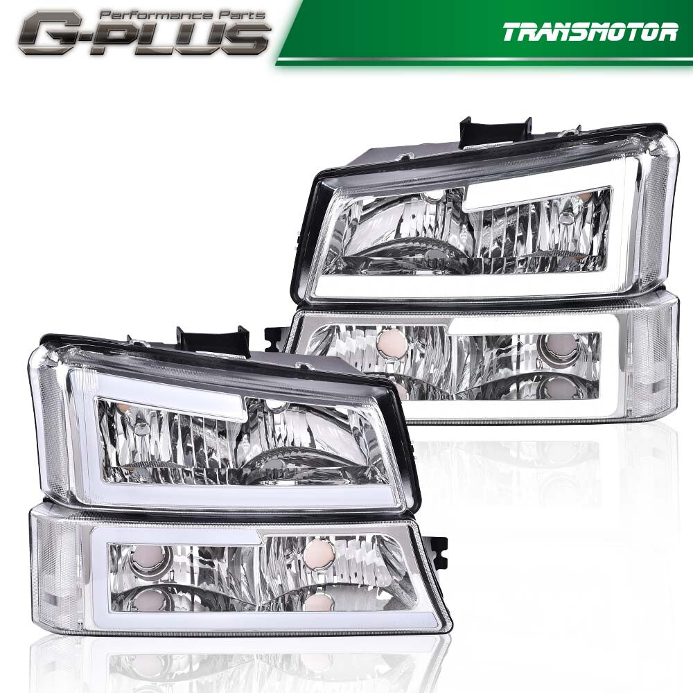 LED DRL headlights + taillights suitable for 2003-2006 for Chevrolet Silverado 1500