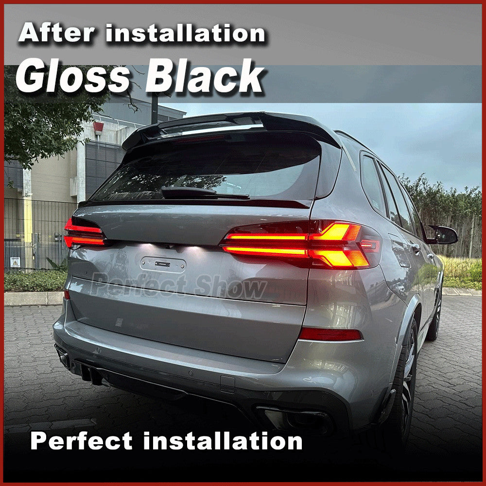 for BMW X5 G05 M-Sport 2019-2024 Glossy Black Rear Roof Window Spoiler Top Wing