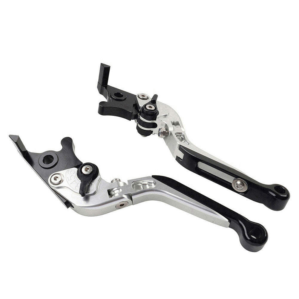 CNC Folding Extendable Brake Clutch Levers for Honda CBR125R CBR150R Silver