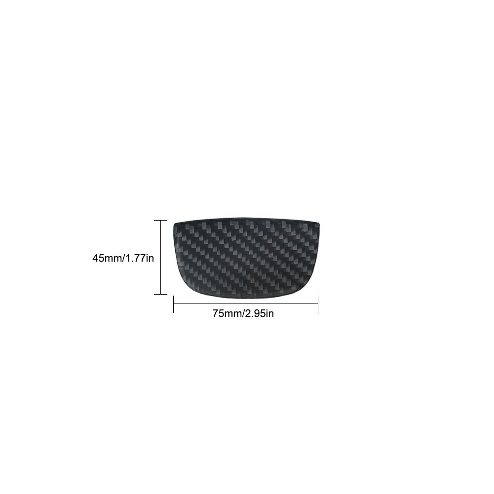 Carbon Fiber Armrest Compartment Handle Trim Cover for Honda Accord Sedan 08-12