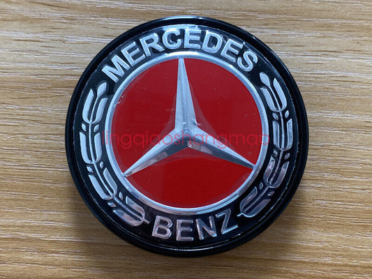 new red and black Laurel wreath badge (adhesive) for Mercedes-Benz .