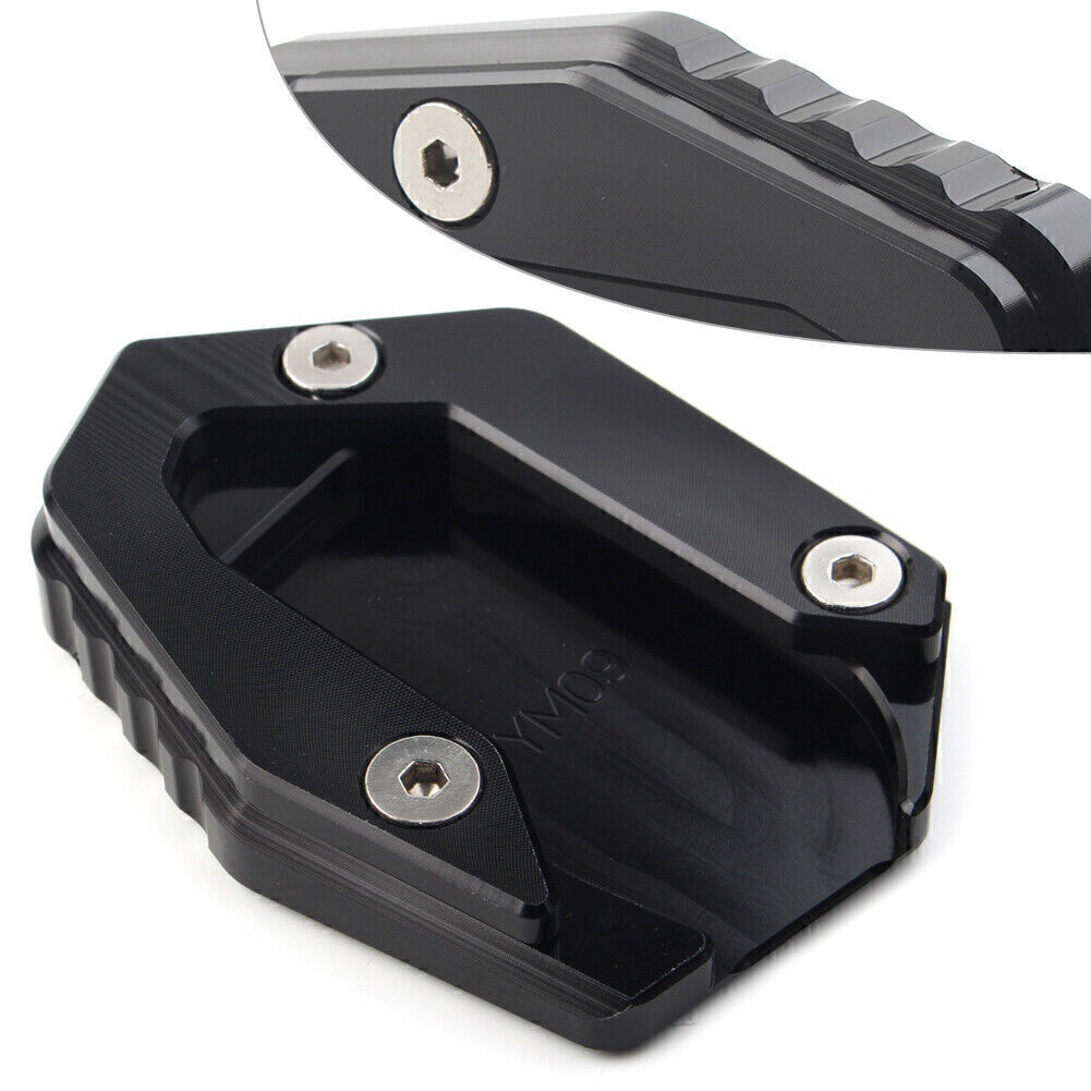 kickstand Foot Support Side Pad Black for YAMAHA TRACER 900  FJ-09 2015-2021