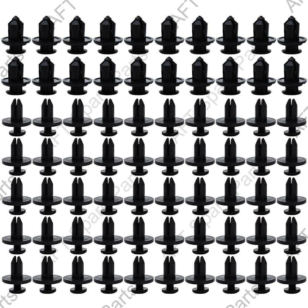 190pcs Universal Car Push Pin Rivet Trim Clip Kit Auto Fastener Plastic Fastener