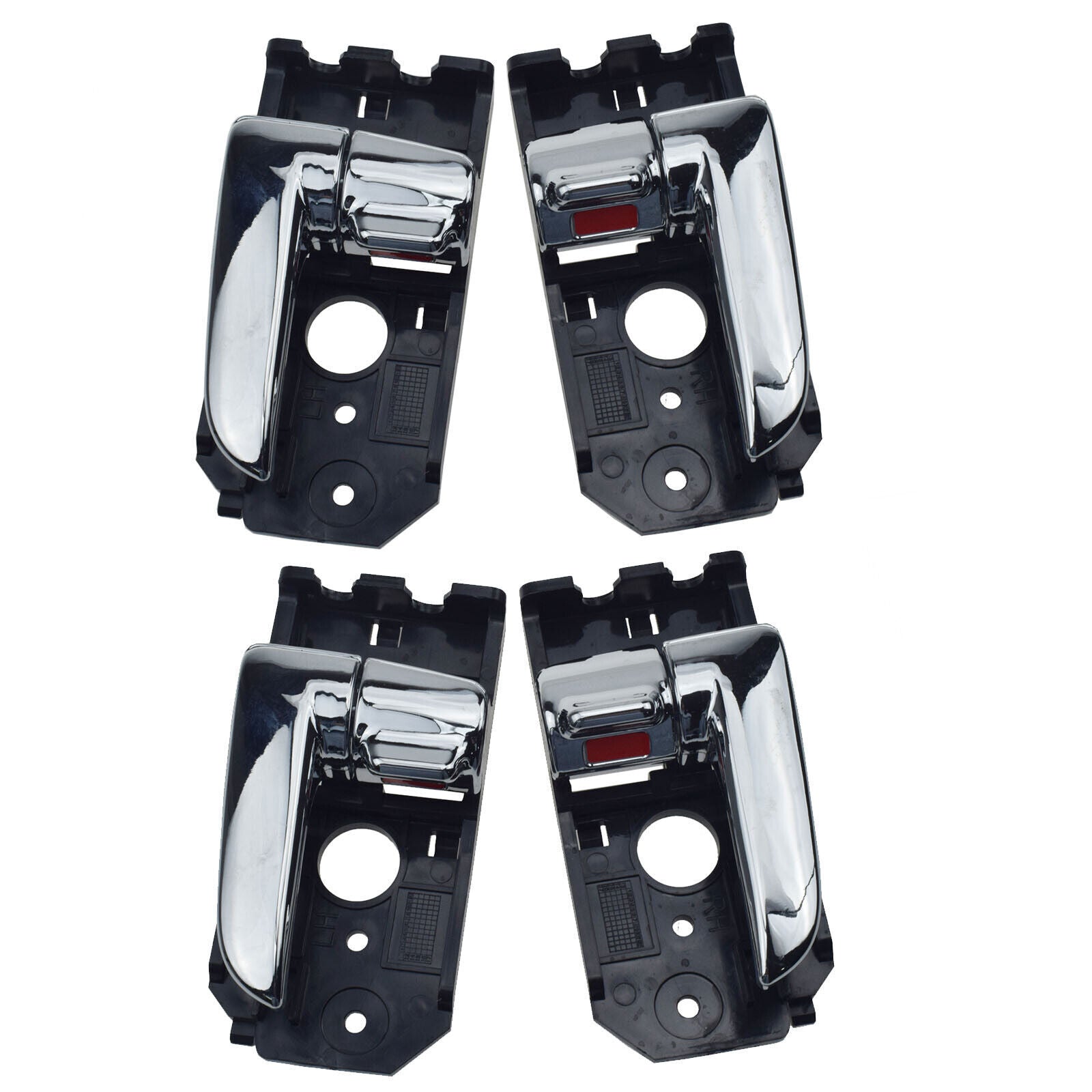 for Kia Spectra 2004-2006 Spectra5 4PCS Left  Right Inside Door Handles Chrome