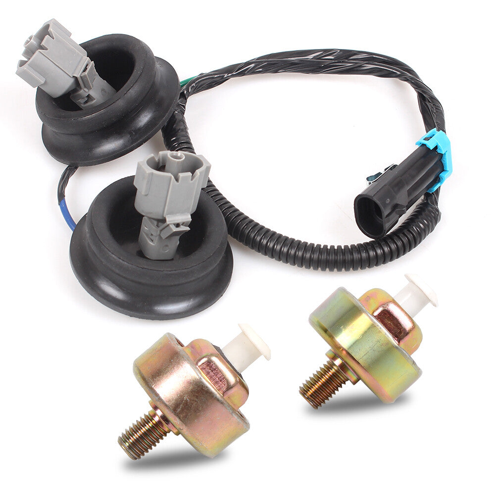 Dual Knock Sensors and Wire Harness for LS1 LS6 LQ9 4.8L 5.3L 6.0L 8.1L